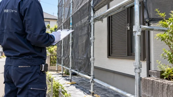 外壁塗装中の防犯対策｜足場がある期間に確認したい7項目【柏市】